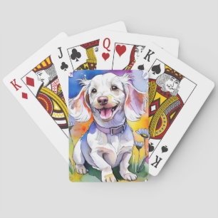 Dachshund Puppy Dog Playing Cards