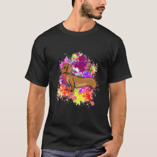 Dachshund Puppy Wiener Doxie Weiner Daschund Dacke T-Shirt