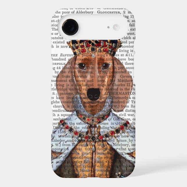 Dachshund Queen 2 Case-Mate iPhone Case (Back)