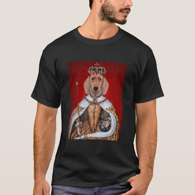 Dachshund Queen T-Shirt (Front)