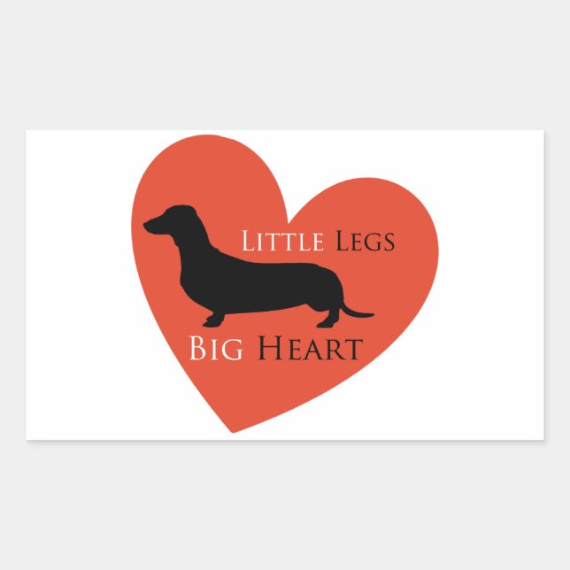 Dachshund Rectangular Sticker (Front)