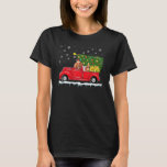 Dachshund Red Car Truck Christmas Tree Santa Xmas  T-Shirt<br><div class="desc">Dachshund Red Car Truck Christmas Tree Santa Xmas Dog</div>