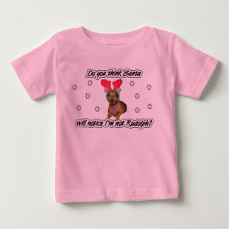 Dachshund Reindeer Kids Shirt