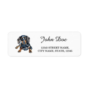 Dachshund Return Address