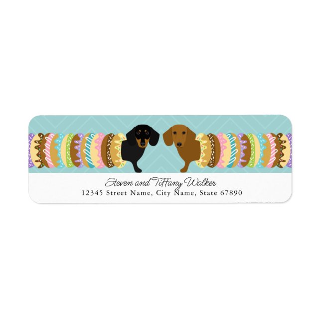 Dachshund Return Address Labels (Front)