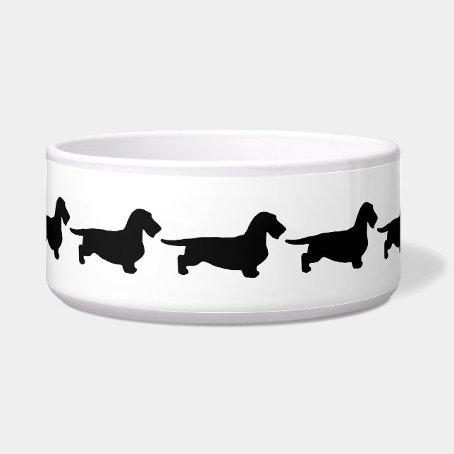 Dachshund Rough Hair - Silhouette 1 (Front)