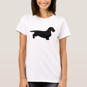 Dachshund Rough Hair - Silhouette 1 T-Shirt