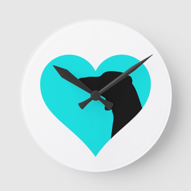 Dachshund     round clock (Front)