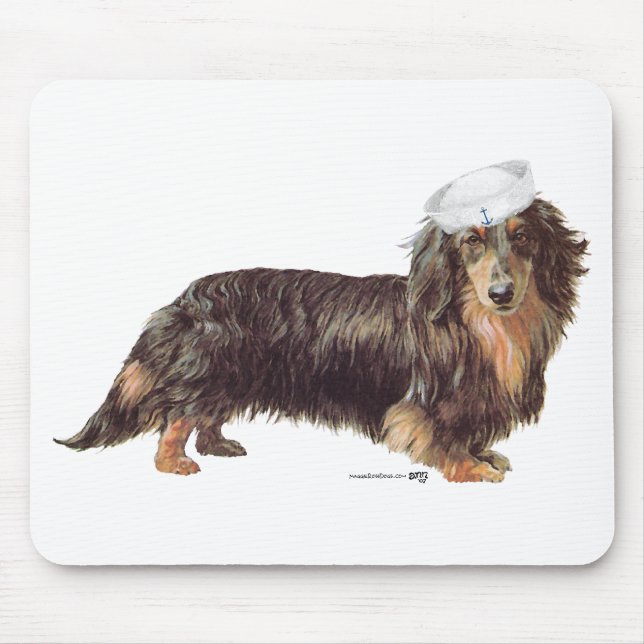 Dachshund Sailor Mouse Pad (Front)
