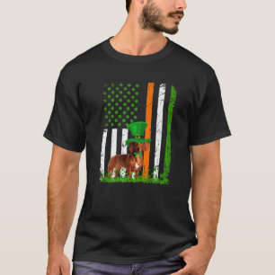 Dachshund Saint Patrick's Day Dogs Lover American T-Shirt