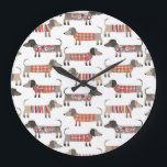 Dachshund Sausage Dog<br><div class="desc">Cute little Dachshund sausage or wiener dogs in woolly knitwear. Perfect for dog lovers and dog walkers.</div>