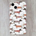 Dachshund Sausage Dog<br><div class="desc">Cute little Dachshund sausage or wiener dogs in woolly knitwear. Perfect for dog lovers and dog walkers.</div>