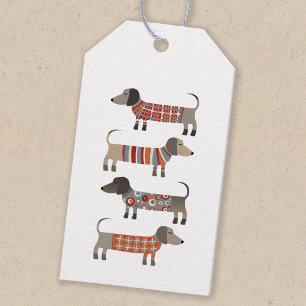 Dachshund Sausage Dog Gift Tags