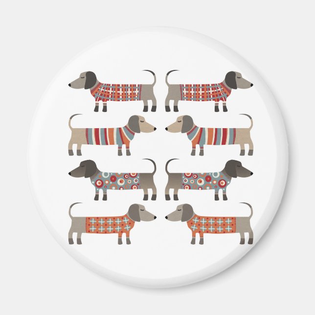Dachshund Sausage Dog Magnet (Front)
