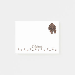 Dachshund Sausage Dog Personalised Post-It Notes