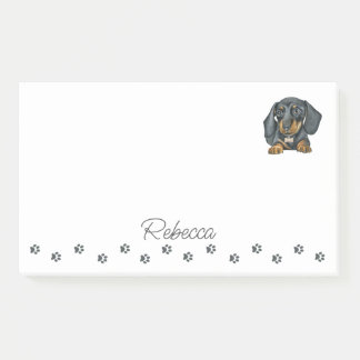 Dachshund Sausage Dog Personalized Post-It Notes