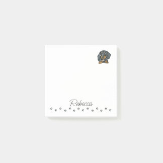Dachshund Sausage Dog Personalized Post It Notes