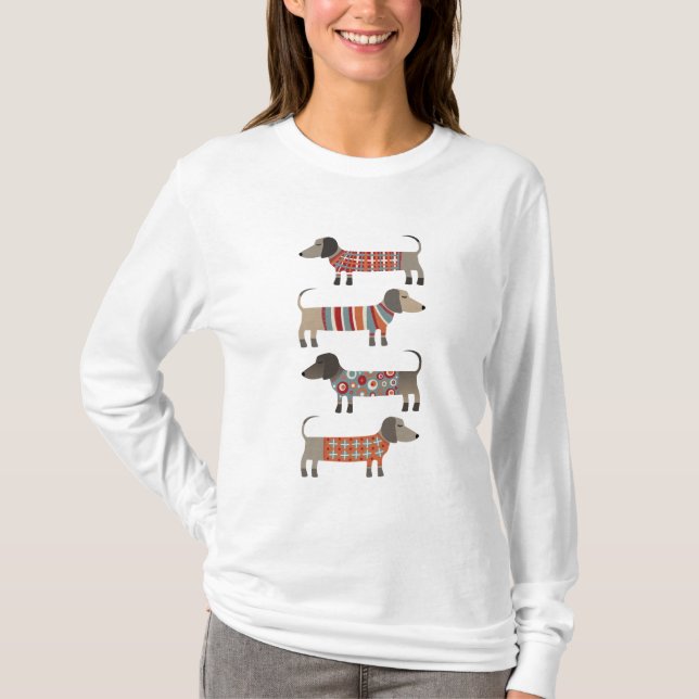 Dachshund Sausage Dog T-Shirt (Front)
