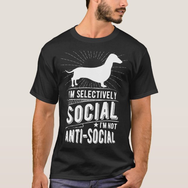 Dachshund Shirt Gift Mum Dad Kids  (Front)
