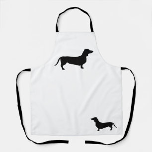 Dachshund Short Hair - Silhouette 1 Apron
