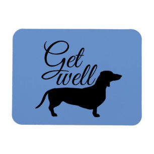Dachshund Short Hair - Silhouette 1 Magnet