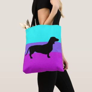 Dachshund Short Hair - Silhouette 1 Tote Bag