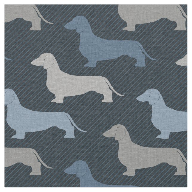Dachshund - Short Haired Fabric (Close Up)