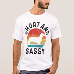 Dachshund Short & Sassy Wiener Dog Doxie Mum Funny T-Shirt