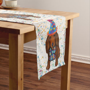 Dachshund        short table runner