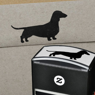 Dachshund Silhouette | Wiener Dog Lover's Self-inking Stamp
