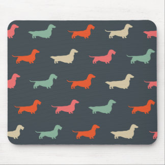 Dachshund Silhouettes Wiener Dog Lover's Mouse Pad