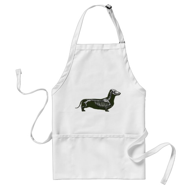 dachshund skeleton standard apron (Front)