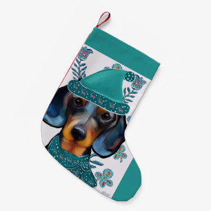 DACHSHUND SMALL CHRISTMAS STOCKING