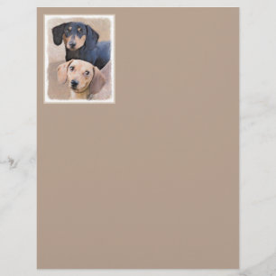 Dachshund (Smooth) Painting - Original Dog Art