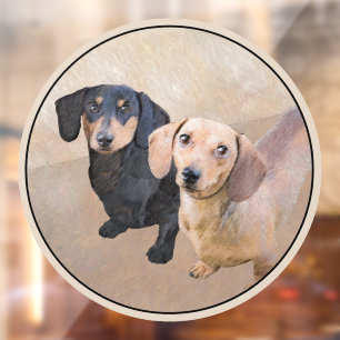 Dachshund (Smooth) Painting - Original Dog Art