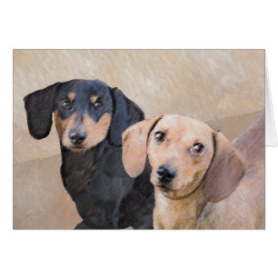 Dachshund (Smooth) Painting - Original Dog Art