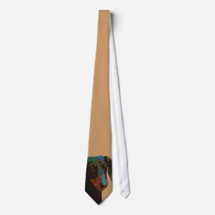 Dachshund Smoothhaired Tie