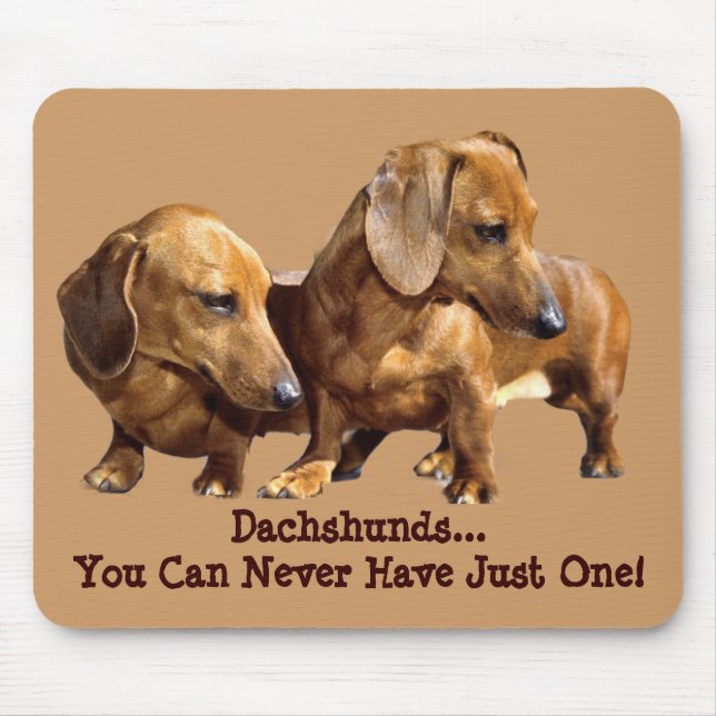 Dachshund Smoothie Mousepad (Front)