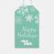 Dachshund Snowflake Christmas Winter Gift Tags