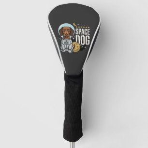 Dachshund Space Dog Astronaut Vector Golf Head Cover