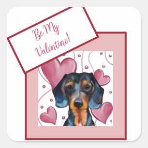 Dachshund Square Sticker