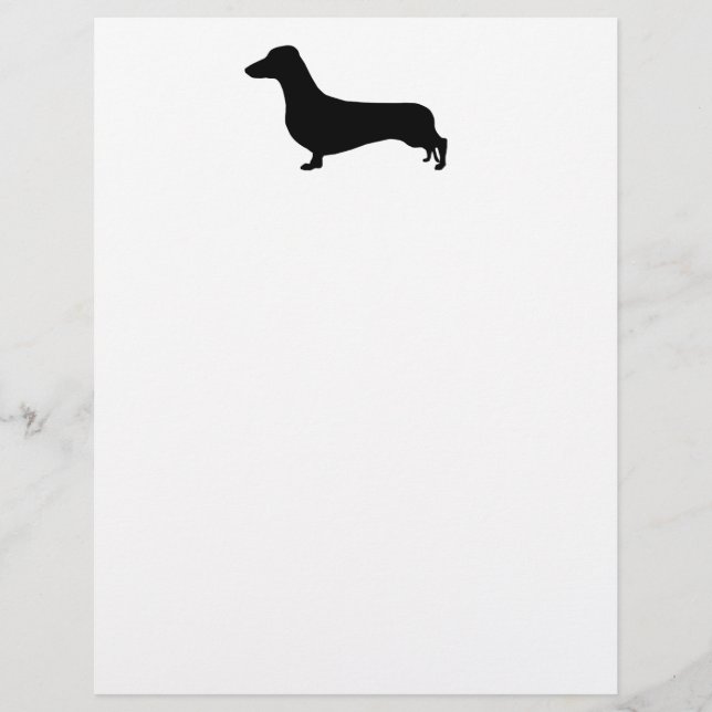 Dachshund Stationery (Front)