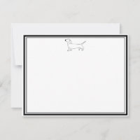 Dachshund Stationery