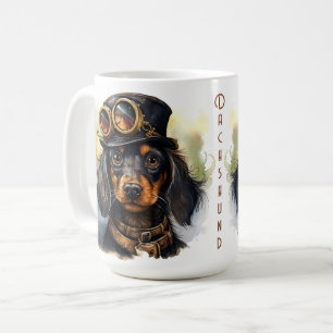 Dachshund Steampunk Dog Coffee Mug