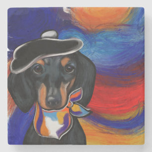 DACHSHUND        STONE COASTER