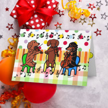 Dachshund String Trio Birthday