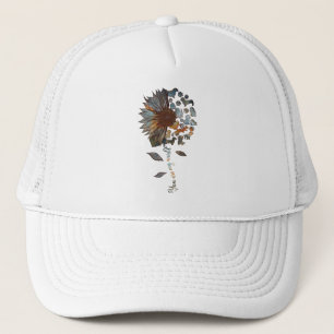 Dachshund Sunflower You Are My World Dog Lovers Trucker Hat