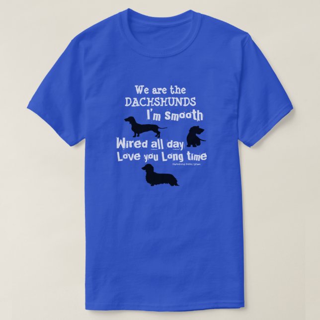 Dachshund T-Shirt (Design Front)