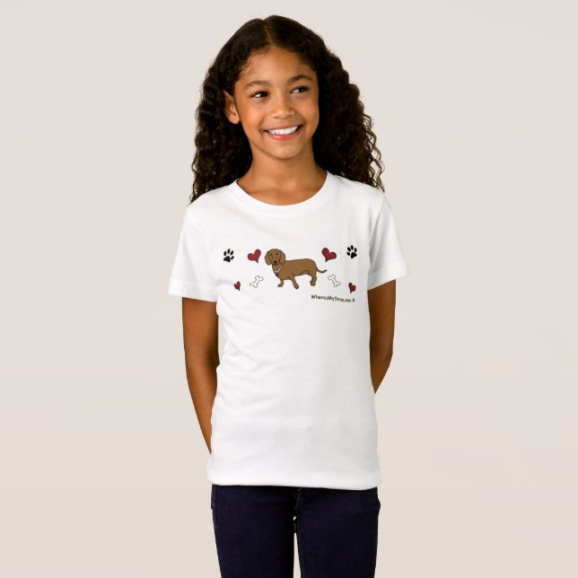 dachshund T-Shirt (Front Full)