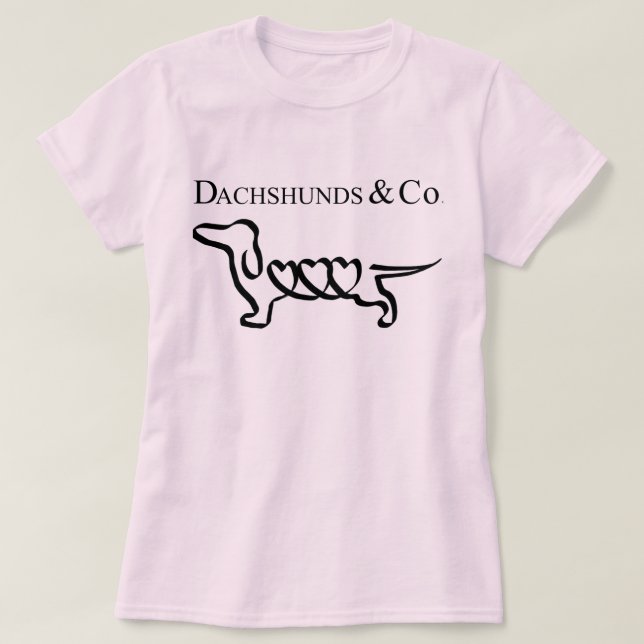 Dachshund T-Shirt Dachshunds & Co (Design Front)